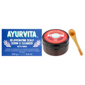 Maka Rejuvenating Scalp Scrub and Cleanser by AyurVita for Unisex 6.7 oz Cleanser